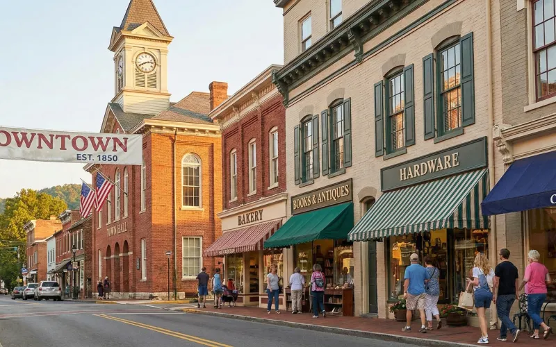 small downtown